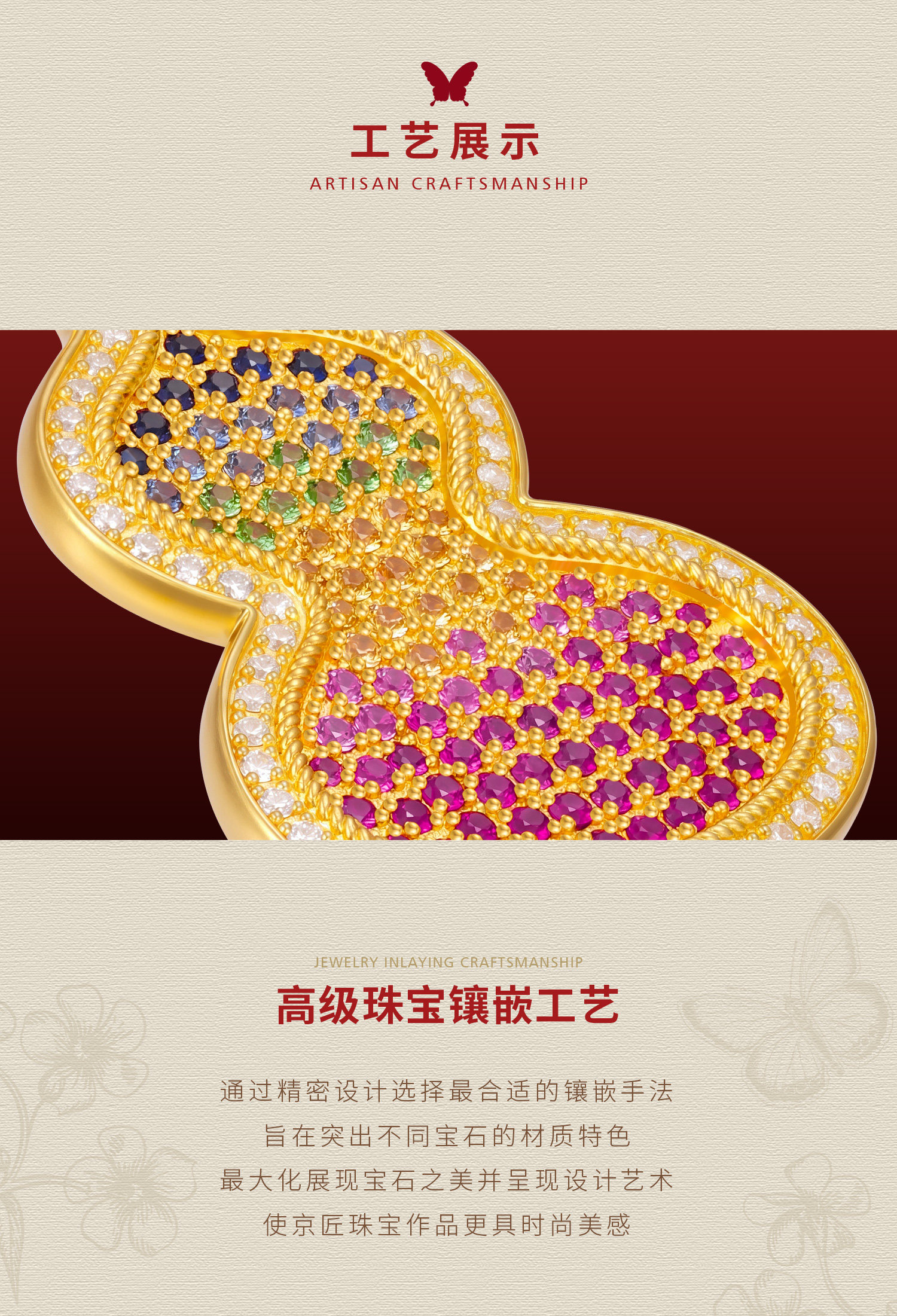 七彩渐变葫芦项链（中号） 图文详情 5